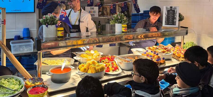 Culinera servery in a school