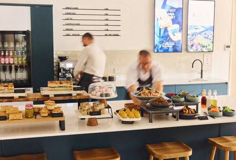 Thomas and Tate cafe counter